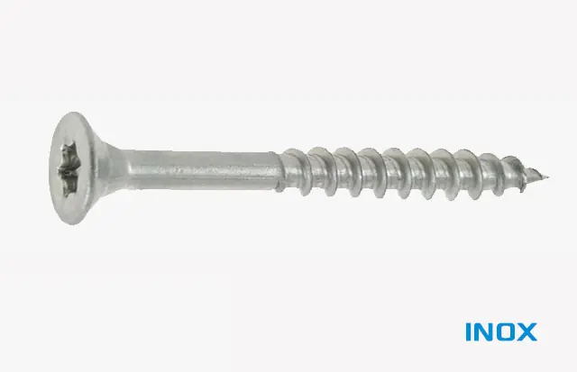 Vis bois tête fraisée torx 4 mm x 40 mm inox A2 par 200 VISWOOD Satisfait Ou Remboursé
