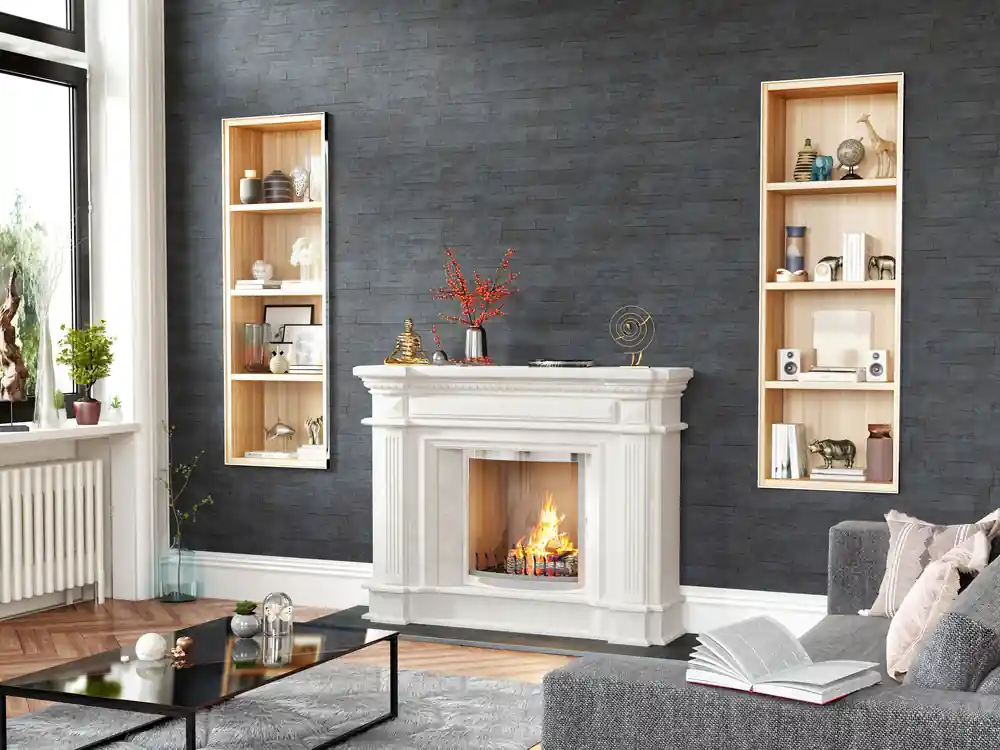 Acheter En Ligne Parement mural intérieur/extérieur pierre naturelle noir 36 x 10 cm paquet de 0,47 m² ELYSSA TRADING