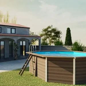 Piscine composite ovale Avant-Garde - L.524xl.386xH.124cm GRE Usine Directe