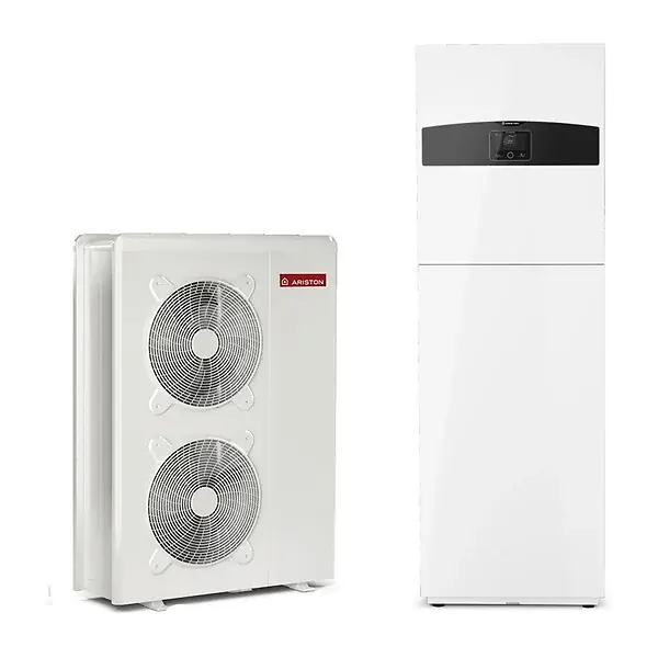 Pompe à chaleur Connecté Air / Eau monobloc Nimbus Compact M avec appoint électrique Ariston 15 kW Triphasé Offre Limitée