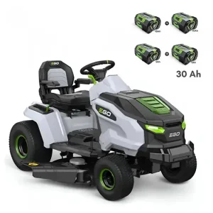 PACK 30Ah Tracteur de tonte électrique, largeur de coupe 107 cm, batteries et chargeur 1600W inclus - EGO TR4201E EGO POWER+ Expédié Aujourd'hui