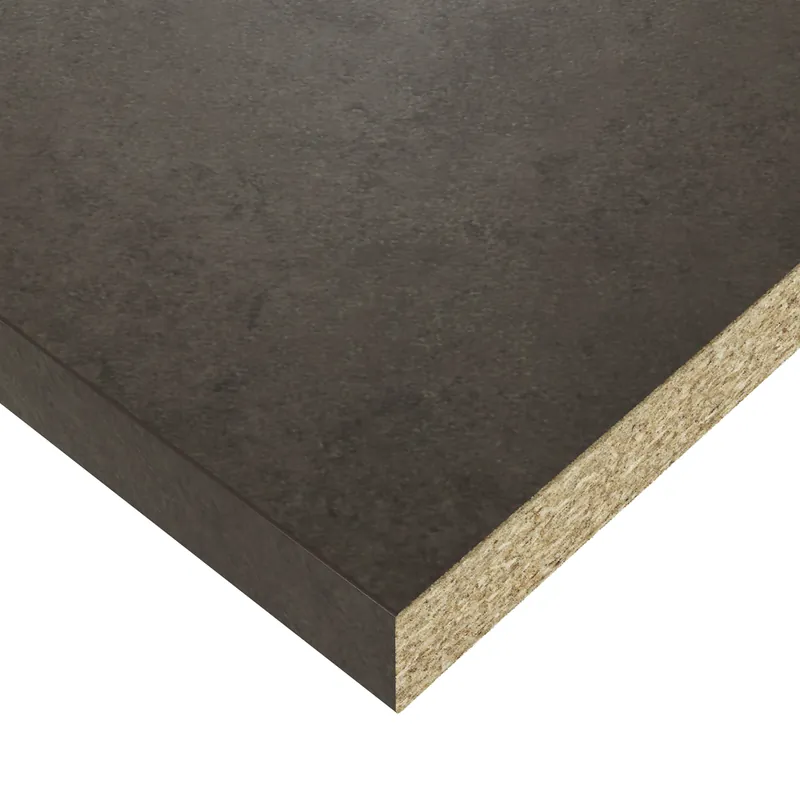 Plan de travail tecno gris foncé L 2000 x l 640 x Ep 38 mm FAB Prix Bas