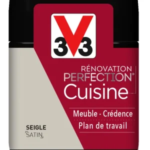 Petit Prix Peinture de rénovation cuisine finition satinée seigle 75 ml V33