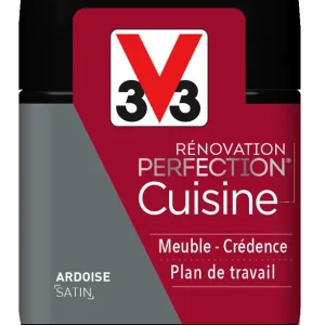 Peinture de rénovation cuisine finition satinée ardoise 75 ml V33 Jusqu'à Épuisement Des Stocks
