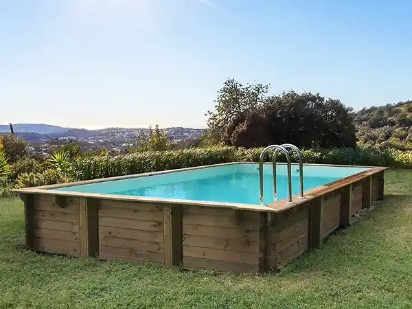 Commander Vite Piscine bois en kit rectangle " Murano " - 12.20 x 6.20 x 1.44 m HABITAT ET JARDIN