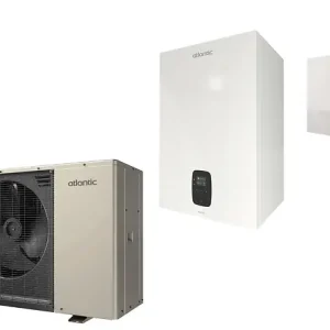 Pompe à chaleur hybride murale monobloc gaz Hybea 6 kW Duo 25 kW - ATLANTIC - 527435 Nouvel Arrivage