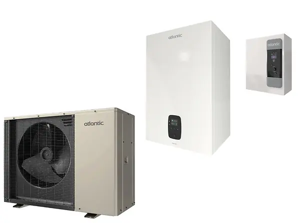 Pompe à chaleur hybride murale monobloc gaz Hybea 6 kW Duo 25 kW - ATLANTIC - 527435 Nouvel Arrivage