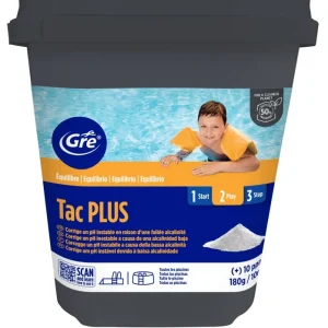 Correcteur piscine d‘alcalinité poudre TAC alka Plus seau de 5 kg GRE Livraison Express
