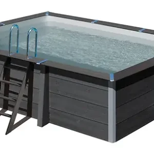 Piscine rectangulaire composite - L.466xl.326xH.124cm GRE Promotion Saisonnière