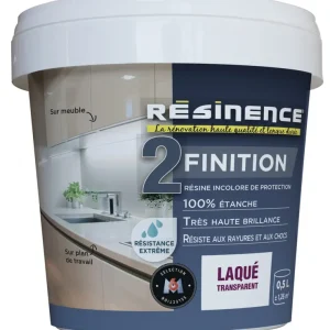 Résine transparente de protection laquée effet miroir 500 ml RESINENCE Bon Marché