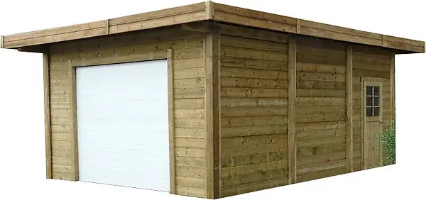 Prix Bas Carport garage en bois Epicéa du Nord - L.706xl.506xH.273cm SOLID