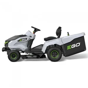 Petit Prix Tondeuse tracteur à batterie EGO, Coupe 98 cm, Bac grande capacité, 4 batteries 10Ah et chargeur 1600W - TR3801E-B EGO POWER+