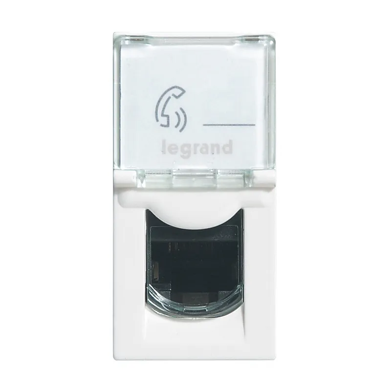 Prise RJ45 multimédia 1 module finition blanche Mosaic LEGRAND Produit De Marque