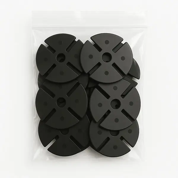 Cale amortisseur anti bruit 97 mm par 100 pcs pour plot McCover Noir Offre Du Jour