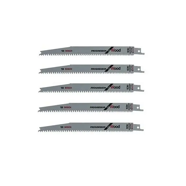 Lot de 5 lames de scie sabre S 2345 X BOSCH 2608654404 pour bois Quantité Limitée
