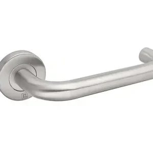 Béquille double XL sur rosace JADE bec de cane spécial PMR inox 1294 - HERACLES - B-INOX-02XL Satisfait Ou Remboursé