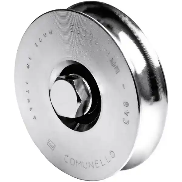 Quantité Limitée Roue à gorge ronde 310 diamètre 100 mm - 1 roulement pour roues à roulements à billes COMMUNELLO