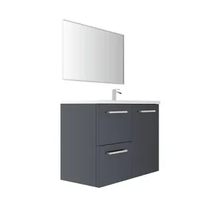 Set de 2 tiroirs en MDF - Gris - l.45xP.45cm VIF Commander Vite