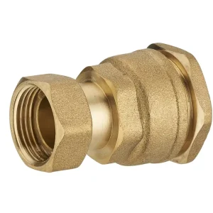Raccord laiton droit femelle ecrou libre 20/27 pour tube PE diamètre 20 mm Nouveauté