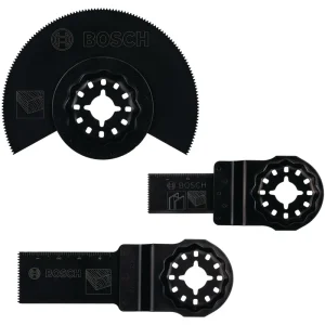 Marque Set d‘accessoires 3 pièces bois et métal pour outils multifonctions Promoline BOSCH
