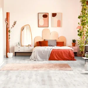 Sol stratifié décor chêne blanc ép 7 mm 19,3 x 137,6 cm AC3 paquet de 2,390 m² KRONOTEX Prix Bas