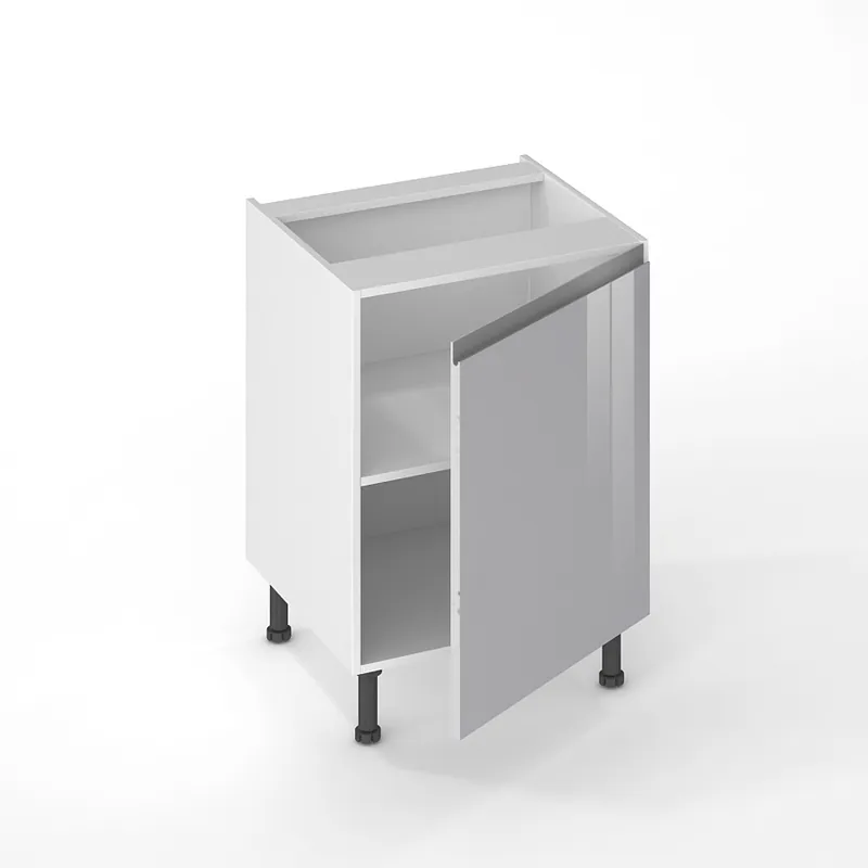 Porte pour meuble de cuisine Jade nuage 70 x 60 cm OFITRES Certifié