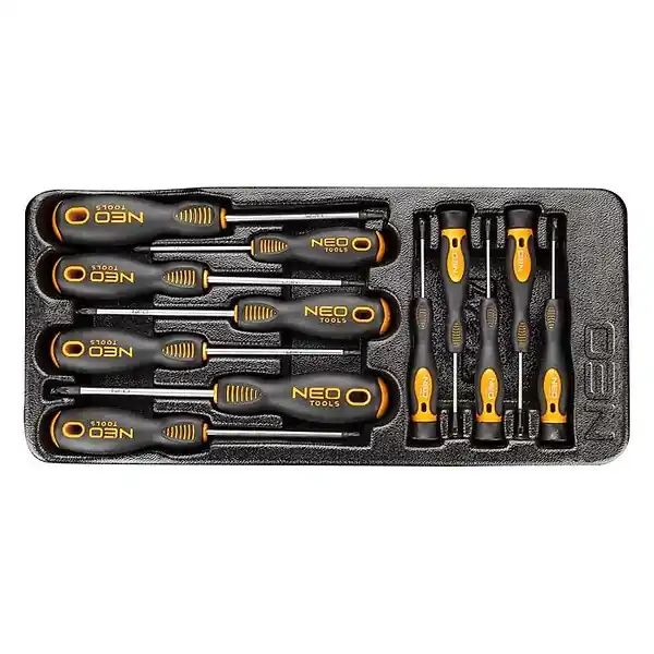 Insert tournevis de précision 12 pièces NEO TOOLS 84-247 Usine Directe