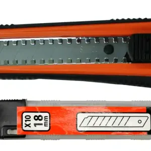 Certifié Cutter 18 mm avec 10 lames FISCHER DAREX