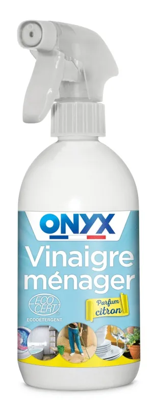 Vinaigre ménager parfum citron vaporisateur 500 ml ONYX Nouvelle Collection