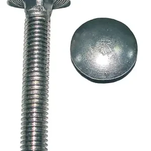 Vente Flash vis tête ronde collet carré acier zingué 8x40mm