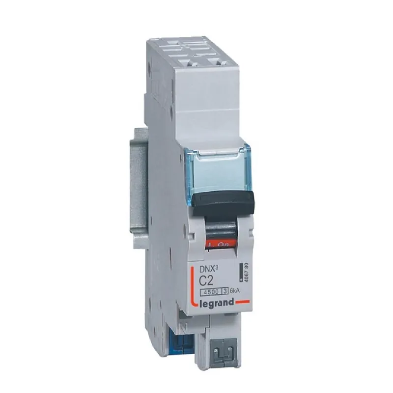 Quantité Limitée Disjoncteur 2A phase+neutre 4,5kA bornes automatiques LEGRAND