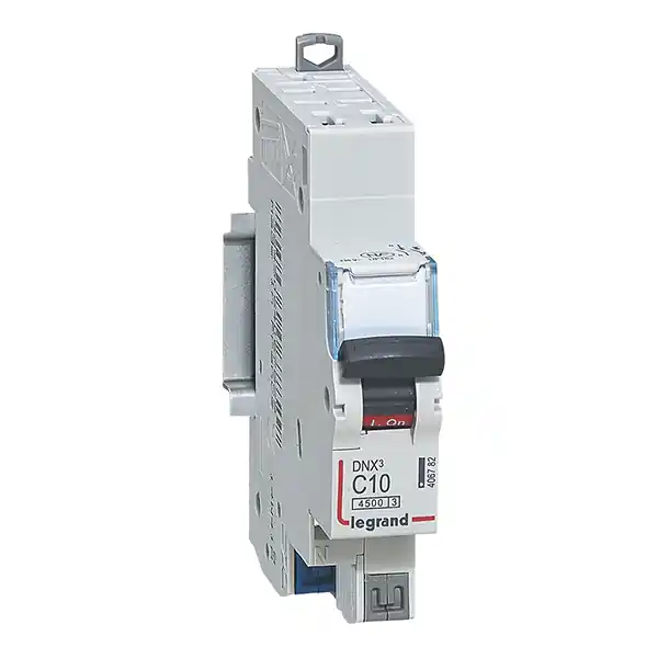 Vente Flash Disjoncteur 10A phase+neutre 4,5kA bornes automatiques LEGRAND