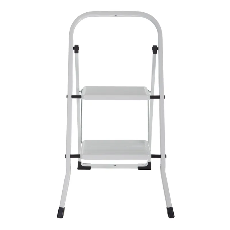 Marchepied acier 2 marches laqué blanc HAILO Achat Immédiat