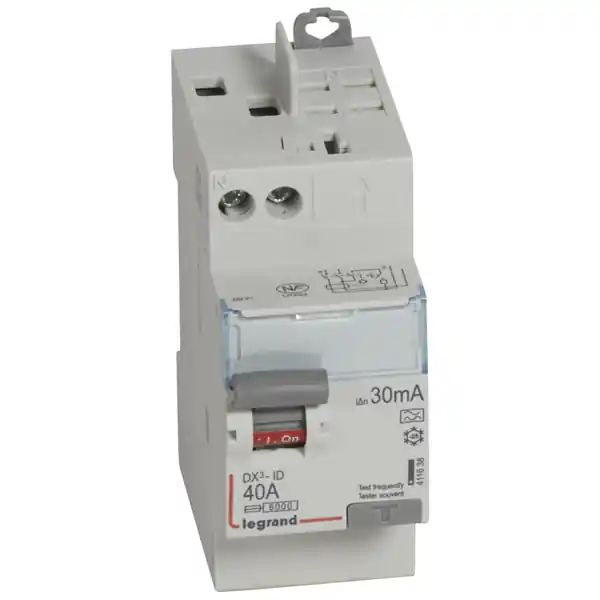Nouvel Arrivage Interrupteur différentiel 40A 2 pôles 30mA type A par bornes automatiques LEGRAND