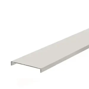 Nouvel Arrivage Alèse de cloison aluminium 78 blanc L.2,60 m SPTD