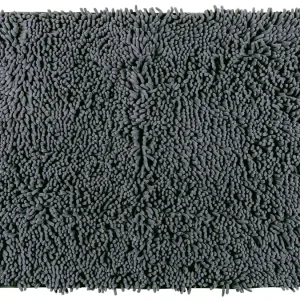 Seulement Aujourd'hui Tapis chenille gris 50 x 80 cm