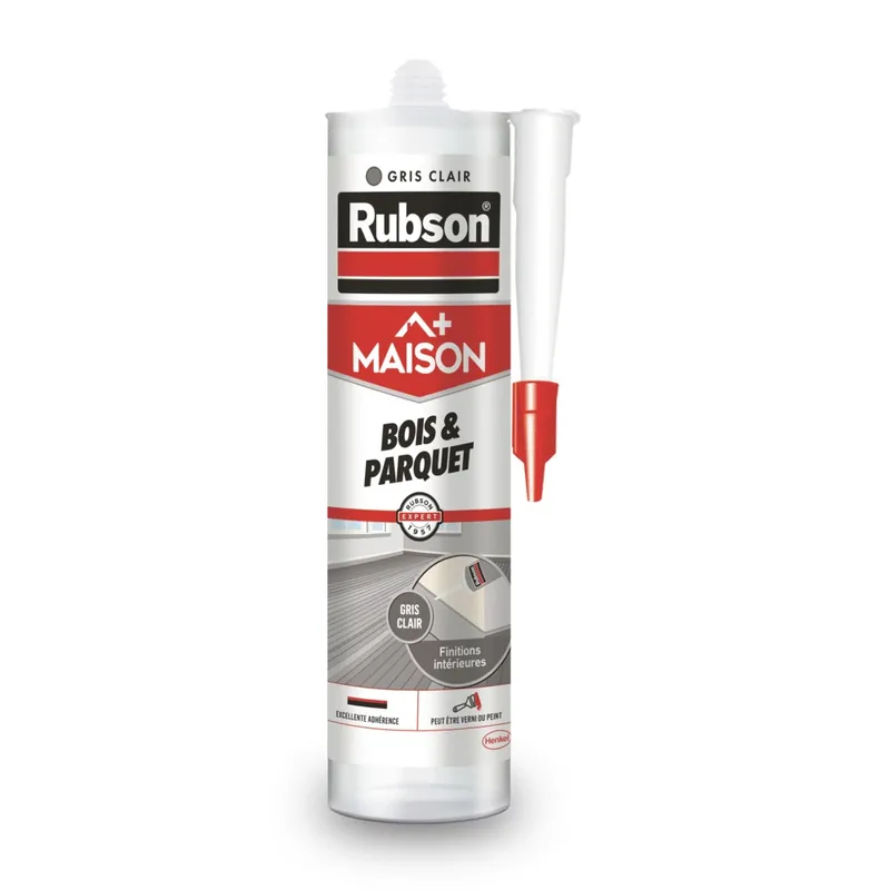 Populaire Mastic Bois & Parquet Gris Clair 280 ml RUBSON