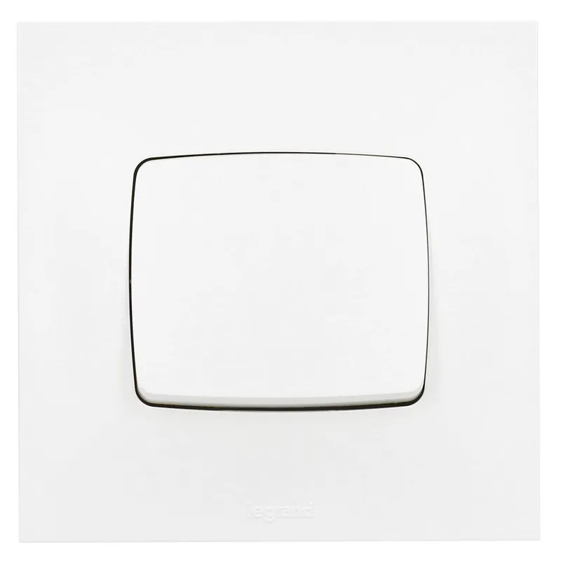 Bouton poussoir encastrable complet Blanc - Neptune LEGRAND Prix Bas