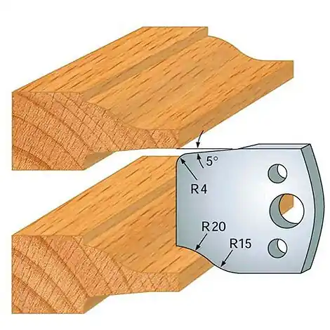 Usine Directe Jeu de 2 fers profilés acier Ht.40 mm N°100 Leman