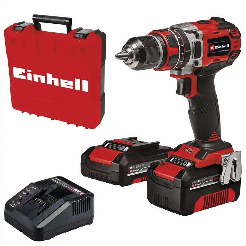 Certifié Perceuse visseuse à percussion sans fil Brushless TE-CD18/50LI-I BL EINHELL
