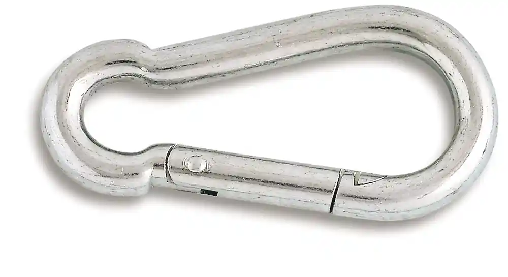 Mousqueton pompier acier zingué diamètre 8 mm longueur 80 mm CHAPUIS Jusqu'à Épuisement Des Stocks