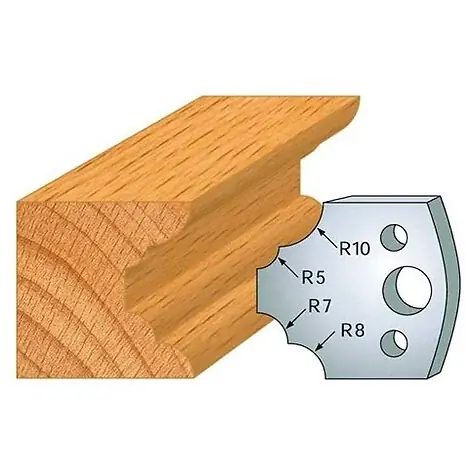 Jeu de 2 fers profilés acier Ht.40 mm N°022 Leman Remise