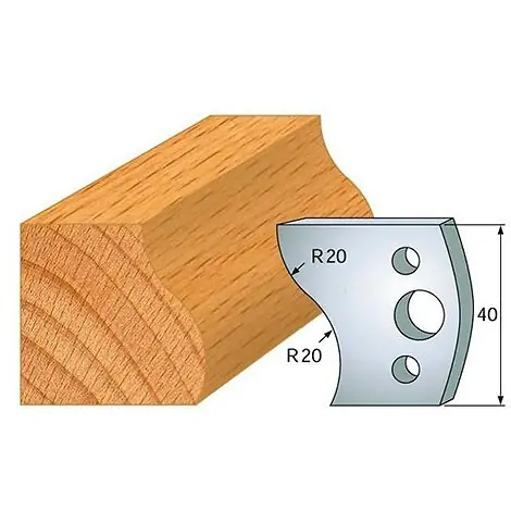 Populaire Jeu de 2 fers profilés acier Ht.40 mm N°009 Leman