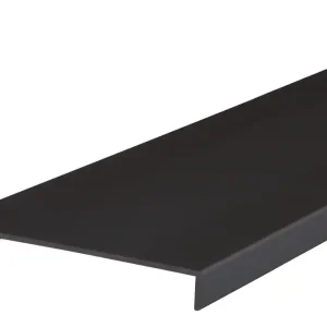 Commande En Gros Nez de cloison large aluminium noir - Ép.10 x l.78 mm - L.2.60 m - SPTD