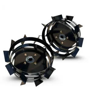 Paire de roues métalliques 4.00-8 axe 23 mm pour motoculteur toute marque – DAEWOO DAACC-116-23 Solde
