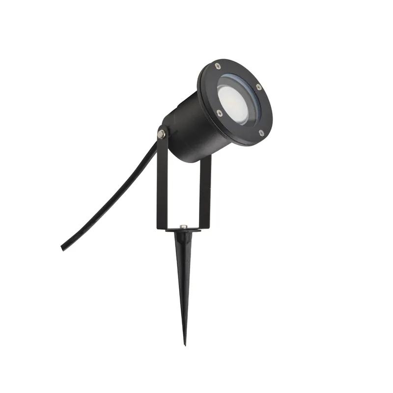 Achetez Aujourd'hui Spot à piquer extérieur GU10 Camp noir IP65 35W - COREP