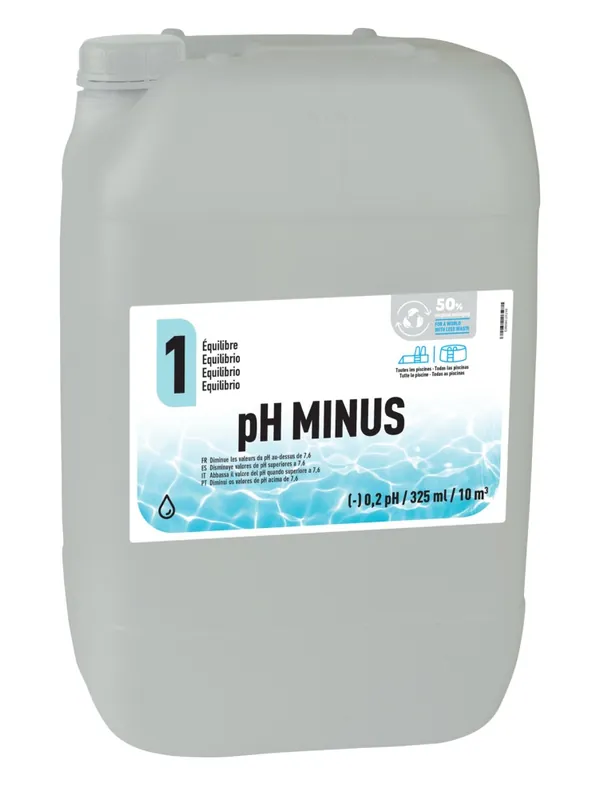 Régulateur piscine PH MOINS liquide 25 litres GRE Prix Réduit