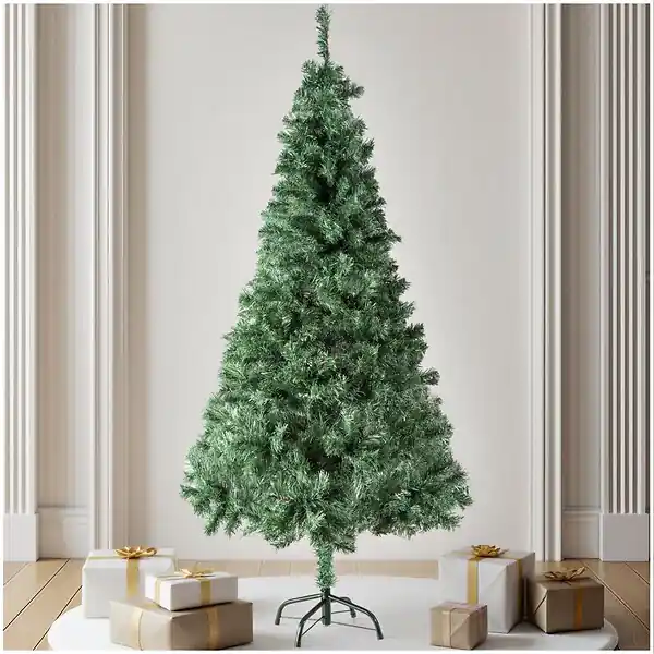 Sapin de Noël artificiel avec support métallique vert TECTAKE Expédié Aujourd'hui