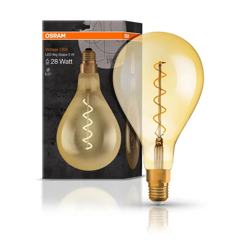 Produit De Marque Ampoule P160 ambrée E27 4 W = 300 lumens blanc chaud OSRAM