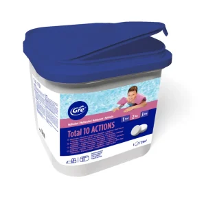 Prix Réduit Chlore piscine 10 actions en galet de 250 gr 5 Kg GRE